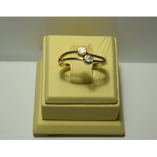 Золотое кольцо с бриллиантами 16-5