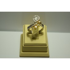 Золотое кольцо с бриллиантами 071(1500)