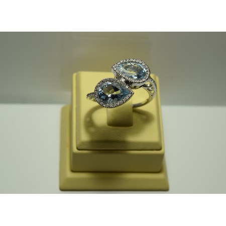 Золотое кольцо с бриллиантами 57437