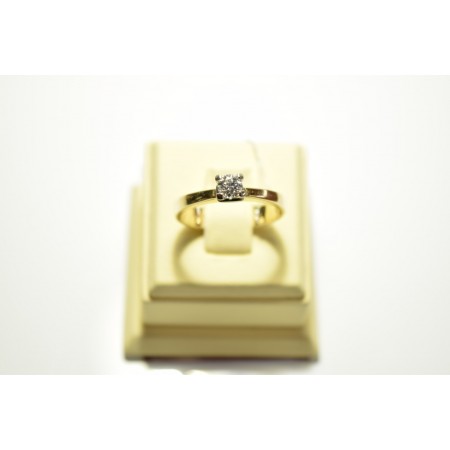 Золотое кольцо с бриллиантом 51705