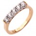 Золотое кольцо с бриллиантами 51506