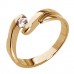 Золотое кольцо с бриллиантом 51504