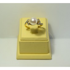 Золотое кольцо с бриллиантами 61-5