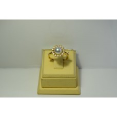 Золотое кольцо с бриллиантами 640(028)