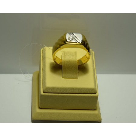 Золотое кольцо с бриллиантом 70-5